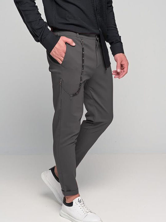 Ben Tailor Hose Chino in Normaler Passform Dark Anthracite