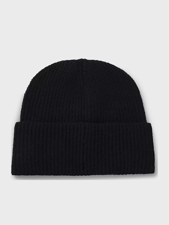 Beanie Γυναικείος Σκούφος Πλεκτός σε Μαύρο χρώμα
