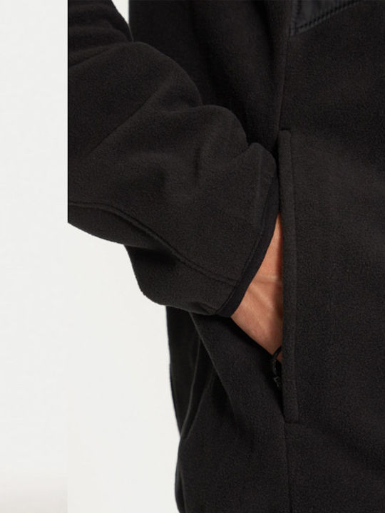 Basin Butte Full Men's Fleece Cardigan Black