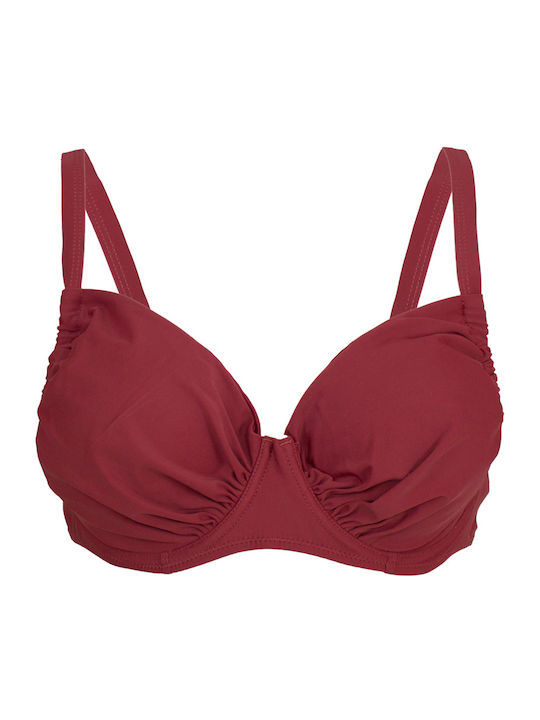 Set Bikini Floral Terracotta