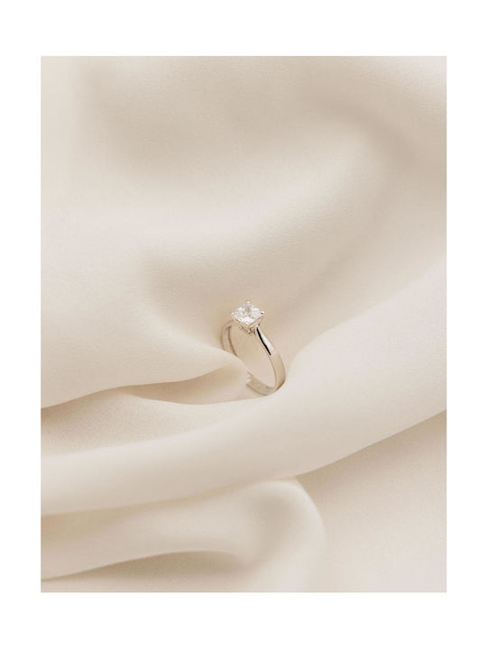 Themelidis Jewels Einzelstein aus Weißgold 14K