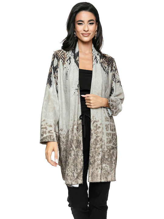 RichgirlBoudoir Women's Kimono Gray