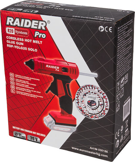 Raider Solo Battery Powered Glue Gun 11mm 20V 030186