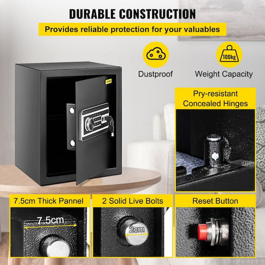 Vevor Safe with Digital Fingerprint Lock L35xW30xH40cm ZWSBXXHSWC48LVV8WV0
