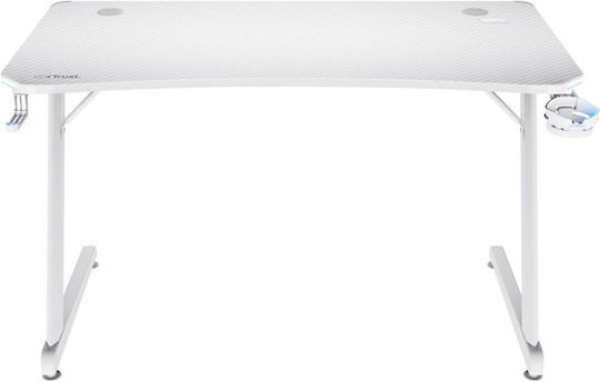 Γραφείο Gaming GXT 709W Luminus με LED & USB θύρες 120x60x74εκ. White Γραφείο Gaming GXT 709W Luminus με LED & USB θύρες 120x60x74εκ. White