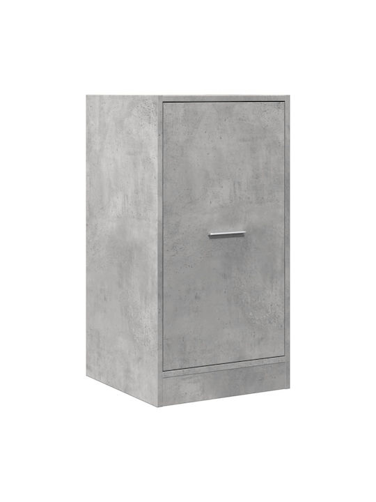 Vidaxl General Purpose Drawer Unit Grey Chipboard 40x41x77.5cm 1 Piece Grey