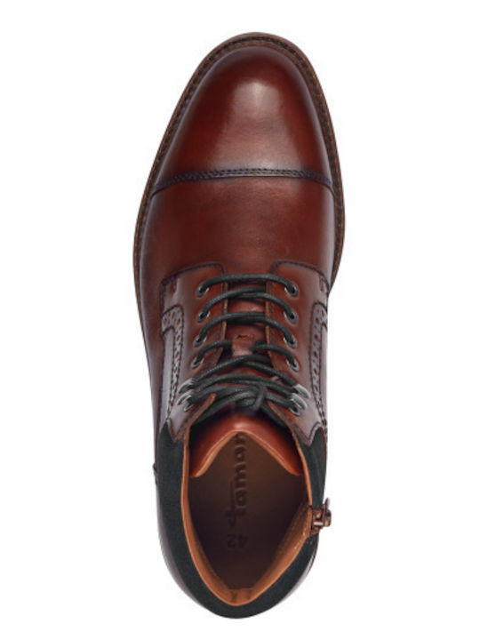 Leather Tabac Brown Men's Boots Anatomical