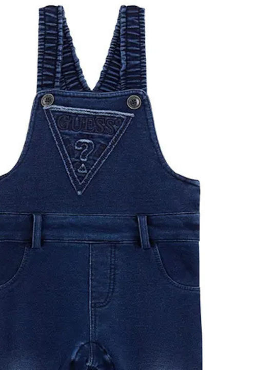 Guess Kids Denim Dungarees Blue