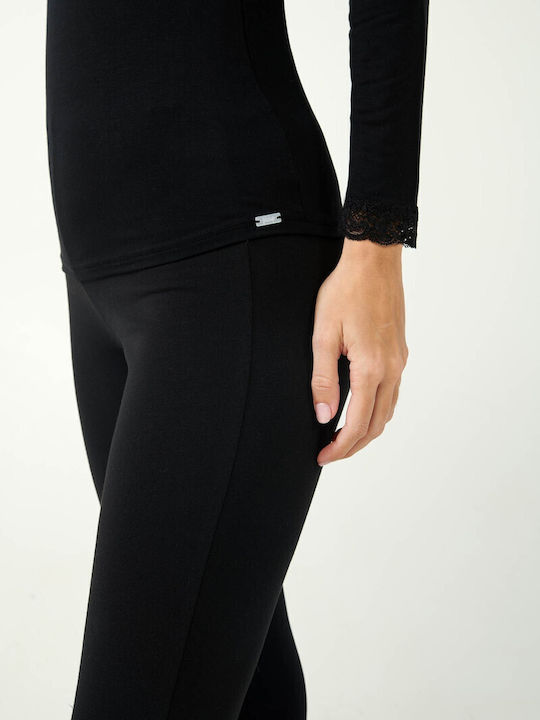 Women's Long Sleeve T-Shirt Black