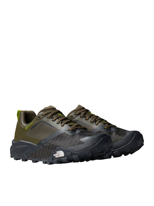 The North Face Men's Waterproof Hiking Shoes With Gore-Tex Membrane Green