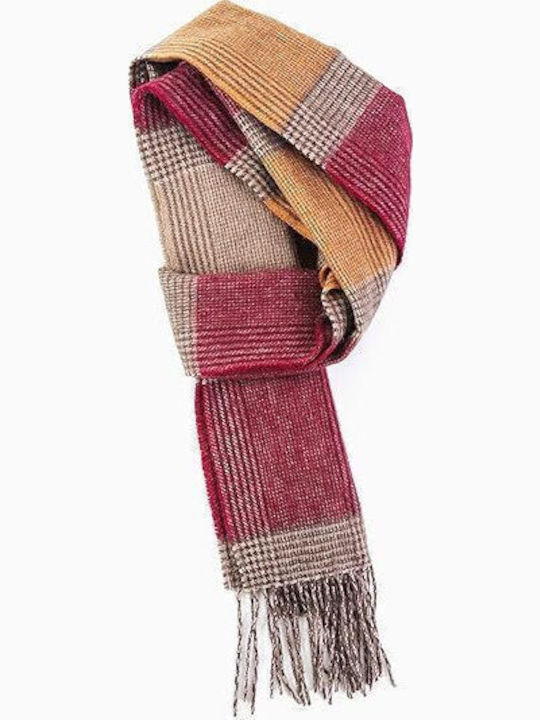 Yiseven Women's Wool Scarf Red