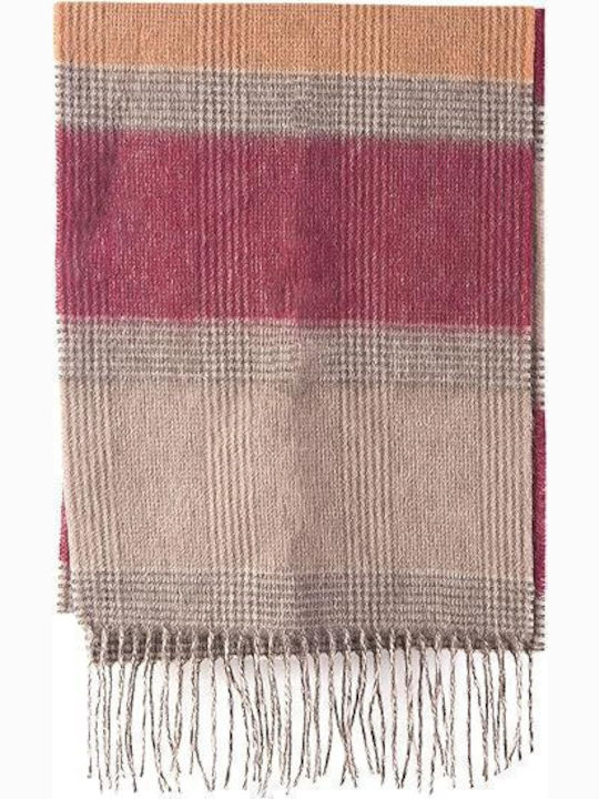 Yiseven Women's Wool Scarf Red