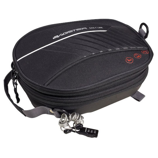 Bagster Waterproof Motorcycle Tail Bag 5lt Black