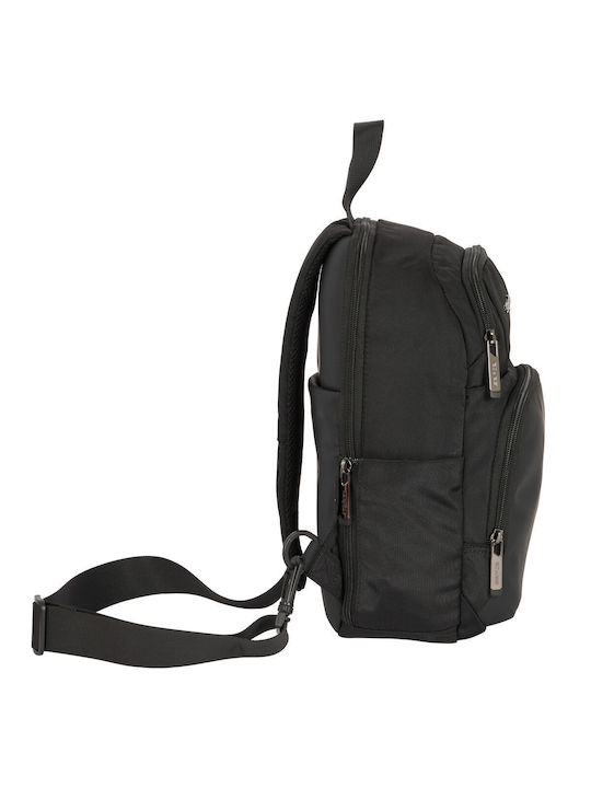 Safta Σακίδιο School Bag Backpack Junior High-High School in Black color S4311244