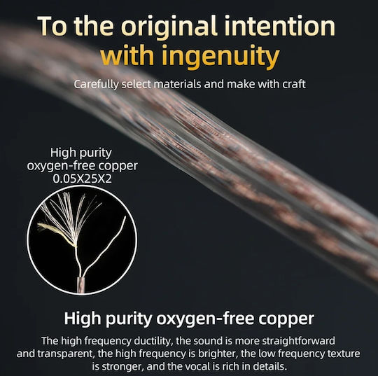 Kz Oxygen-free Replacement Earphone C Pin Mic