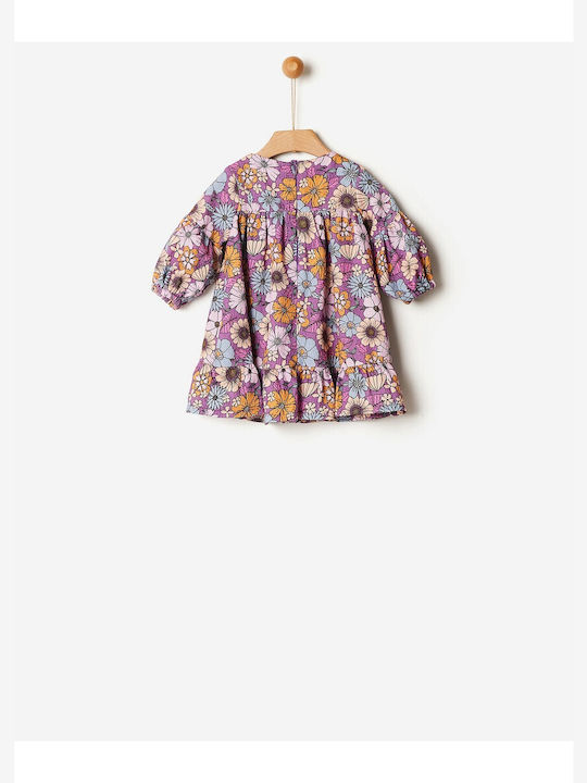 Brand Kids Dress Floral Purple