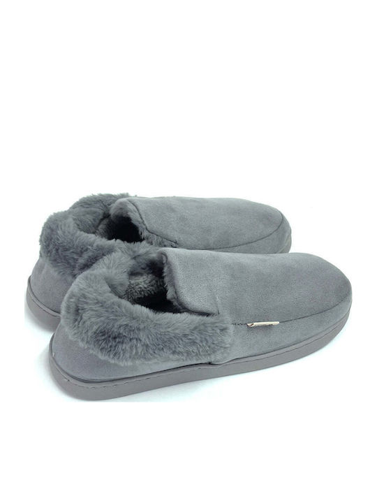 Geschlossene Winterliche Herrenhausschuhe Gray