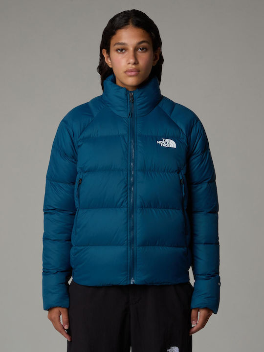 Hyalite Women's for Hiking Short Lifestyle Jacket for Winter with Hood Midnight Petrol