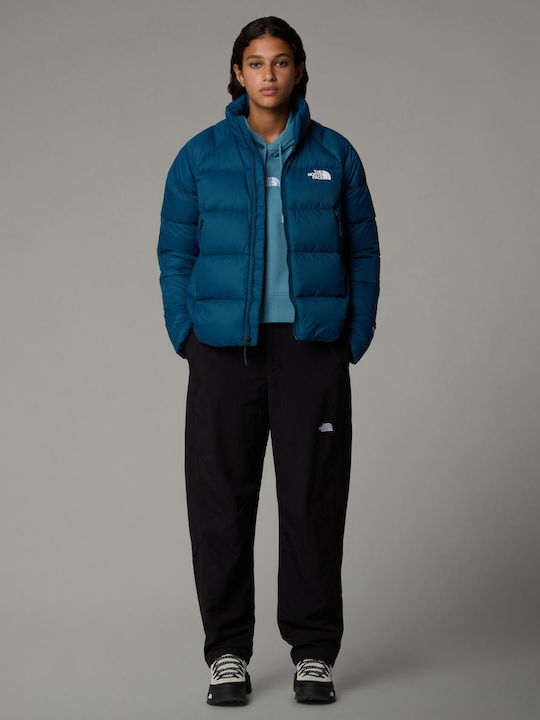 Hyalite Women's for Hiking Short Lifestyle Jacket for Winter with Hood Midnight Petrol