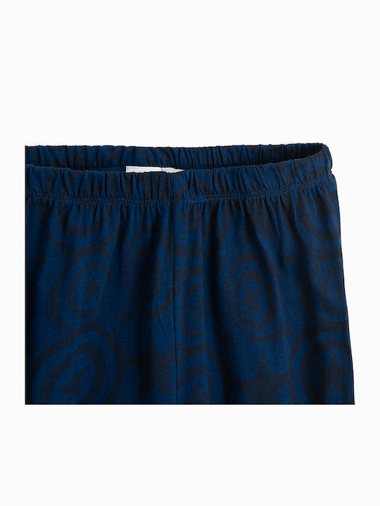 Cool Club Παιδική Πιτζάμα Χειμωνιάτικη Navy Μπλε