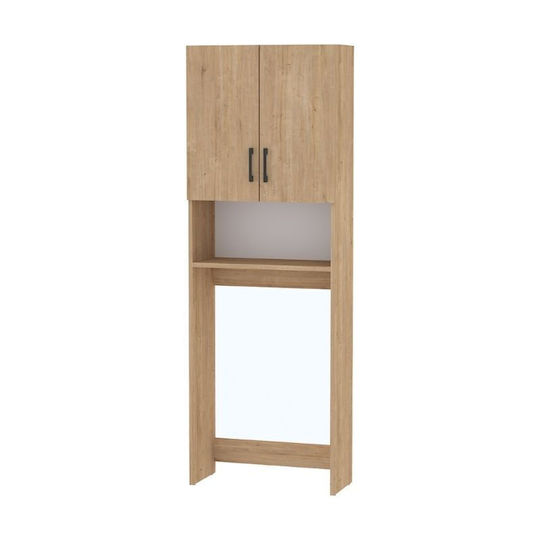 Megapap Holton Cabinet de baie Mobilier pentru baie L65.5xA30xÎ180cm Stejar