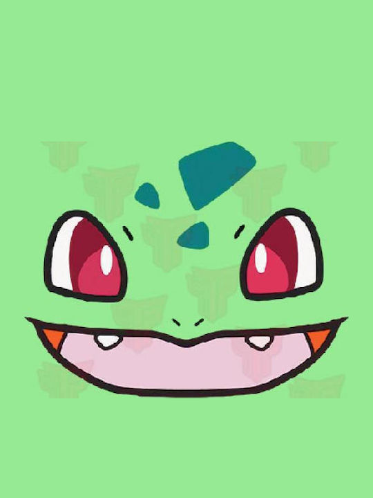 Дамски суитшърт Takeposition H-cool Pokemon Bulbasaur Face светлосин 907-1391-03