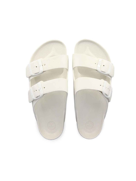 Parex Women's Flip Flops White