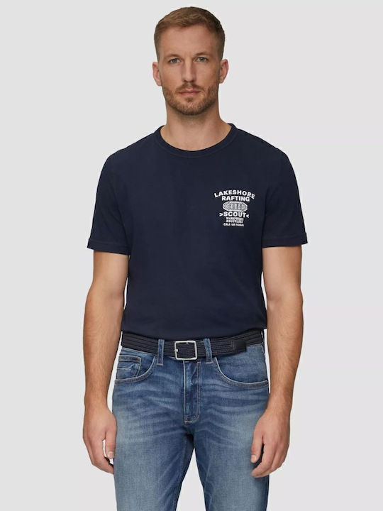 Ανδρική Ζώνη Navy Μπλε