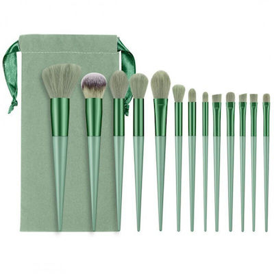 Make-up Pinsel Set in grüner Box 1 Stk.-13tlg