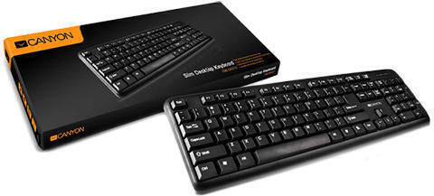Canyon Simple CNE-CKEY01 Само клавиатура Български Черен