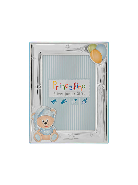 Themelidis Jewels Детска Рамка за снимки Silver Син 9x13см