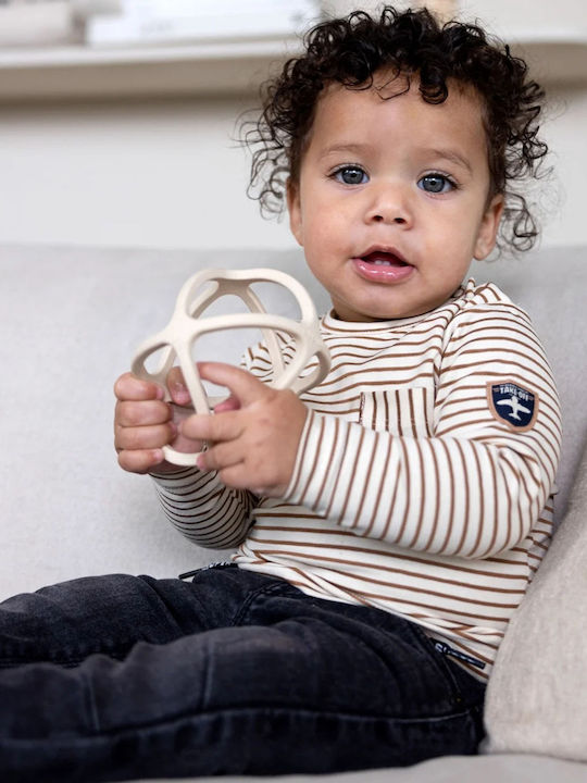 Kinderhemd Langarm Beige