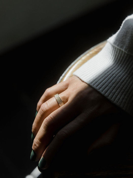 Themelidis Jewels Γυναικείο Δαχτυλίδι με Ζιργκόν από Χρυσό 9Κ