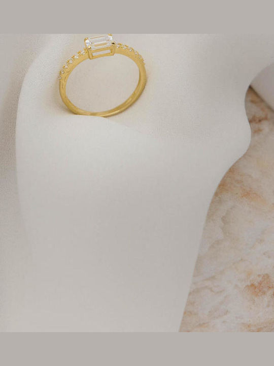 Themelidis Jewels Γυναικείο Δαχτυλίδι Χρυσό 14Κ