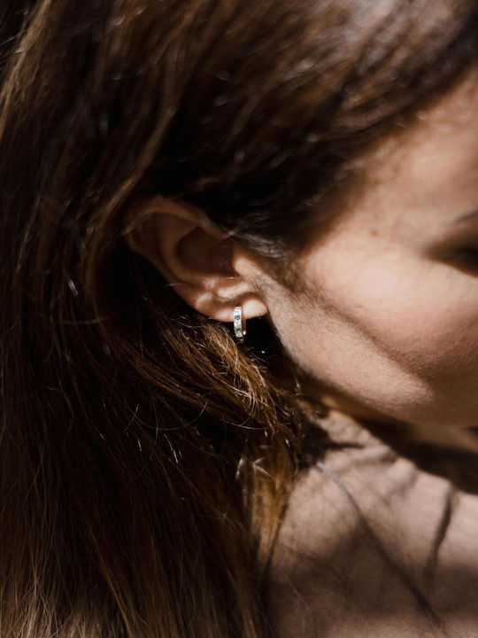 Themelidis Jewels Ohrringe aus Gold 14K mit Steinen