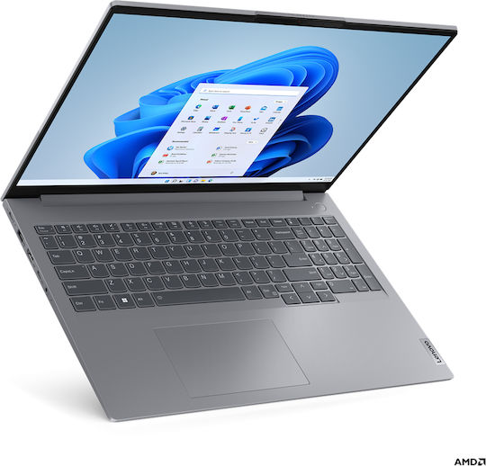 Lenovo ThinkBook 16 G6 ABP 16" IPS FHD+ (Ryzen 5-7530U/8GB/256GB SSD/W11 Pro) Arctic Grey (GR Keyboard)