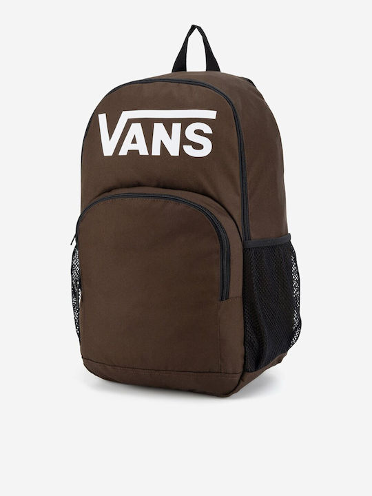 Vans Alumni Pack Ghiozdan Școlar de Spate Școala gimnazială- liceu în culoarea Maro