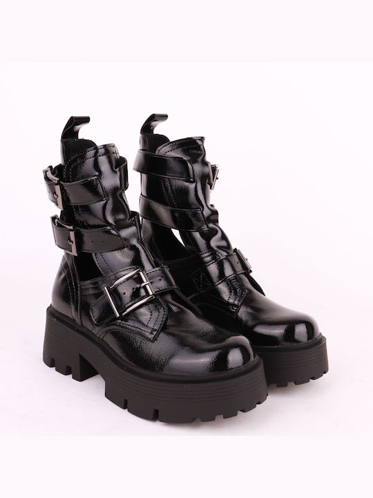 Alta Moda Damen Knöchelstiefel Schwarz