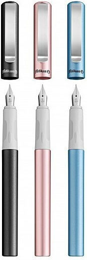Pelikan Replacement Nib Medium Black made of Steel with Black Ink and with 1 Replacement Nibs
