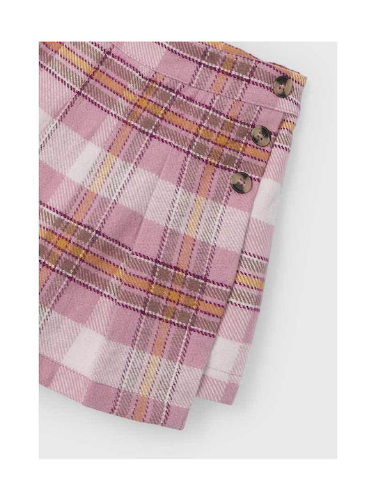 Mayoral Kids Skirt Checked Pink