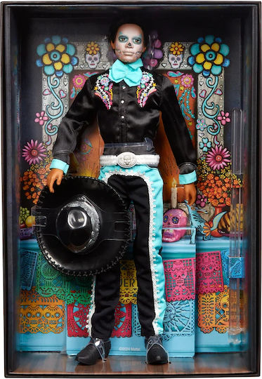 Barbie Dia De Los Muertos Collectible Boy Doll Ken Dia De Muertos for 3+ years+ Years 29cm