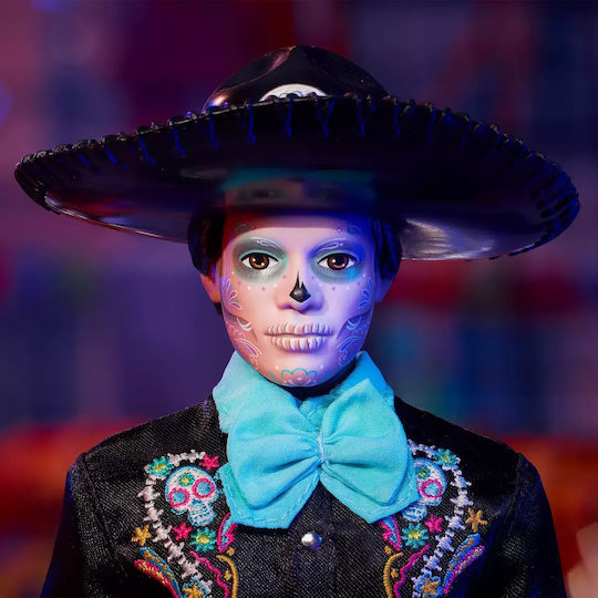 Barbie Dia De Los Muertos Collectible Boy Doll Ken Dia De Muertos for 3+ years+ Years 29cm