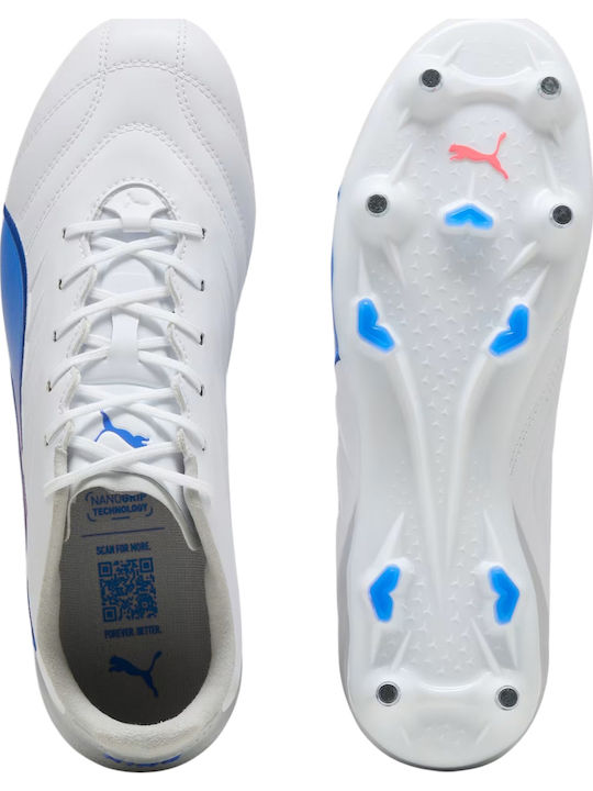 PUMA King Pro Футболни Обувки с Бутони Бежов