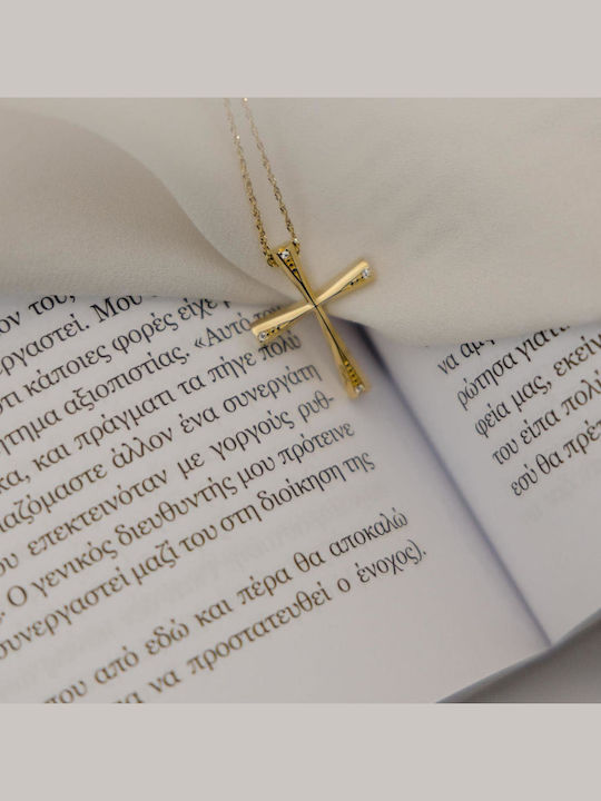 Themelidis Jewels Χρυσός Σταυρός 14Κ Themelidis Jewels Χρυσός Σταυρός 14Κ