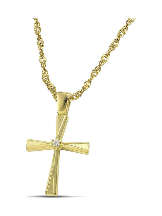 Themelidis Jewels Women's Gold Cross 14K