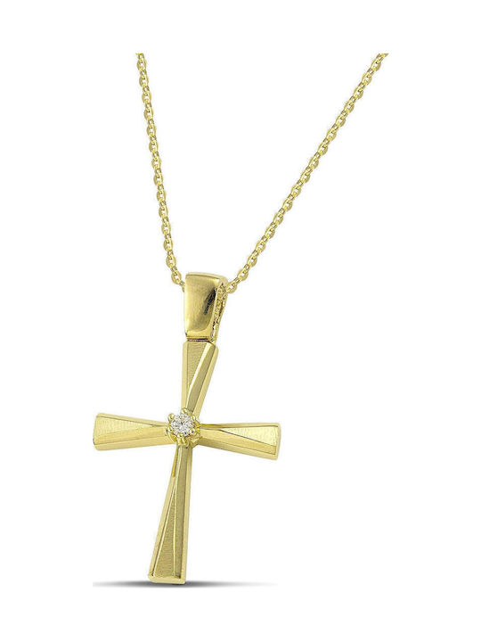 Themelidis Jewels Women's Gold Cross 14K