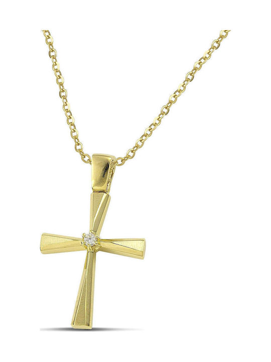 Themelidis Jewels Women's Gold Cross 14K