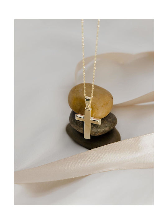 Themelidis Jewels Herren Gold Kreuz 14K