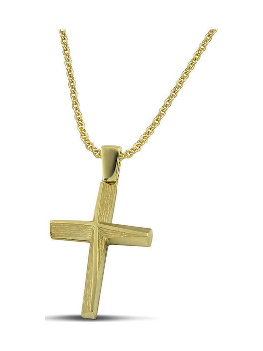 Themelidis Jewels Men's Gold Cross 14K