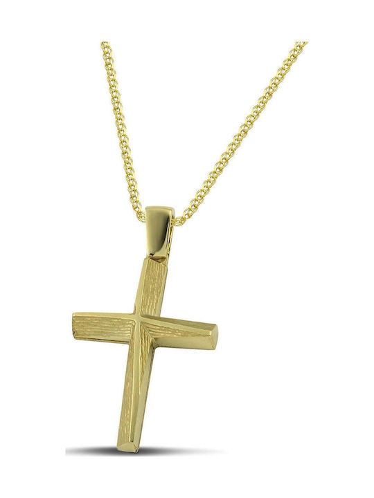 Themelidis Jewels Men's Gold Cross 14K